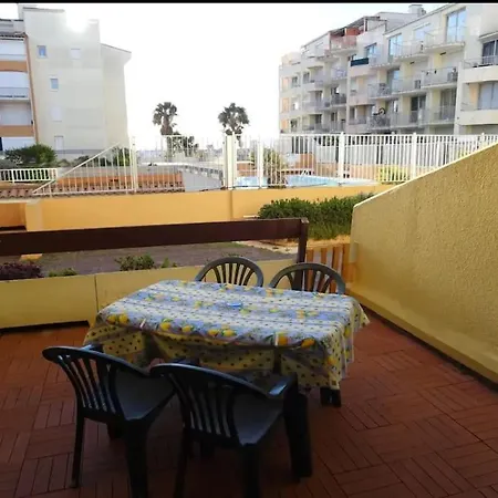 Apartamento Port Dauphin Ii, T3, 6 Pers, Piscine, Parking, Wifi, Centre Port Agde